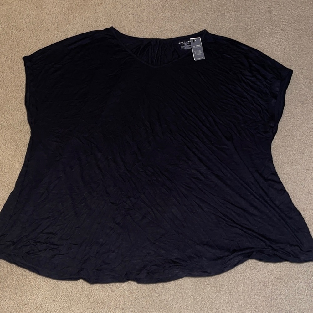 Lane Bryant Black Swing Tee 22/24